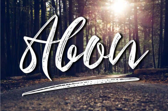 Abon: A Handwritten Font That Elevates Campaign Typography