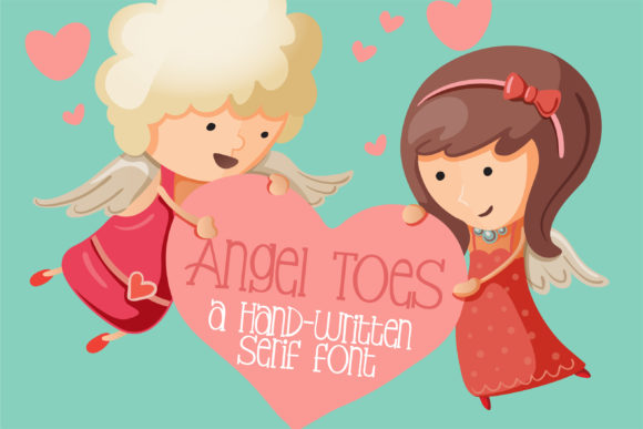 Angel Toes: A Playful Handwritten Font That Brings Branding to Life