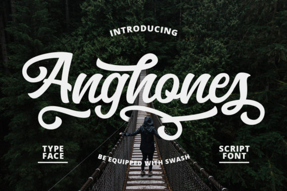 Anghones: A Bold Handwritten Font for Dynamic Editorial Design