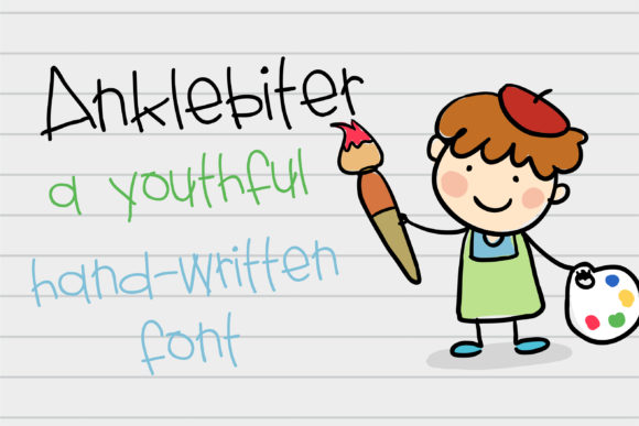 Anklebiter: A Playful Script Font for Lively Editorial Design