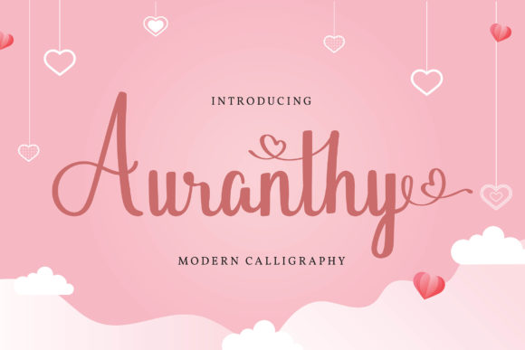 Auranthy: A Romantic Handwritten Font for Your Brand