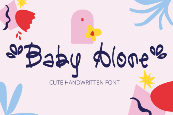 Baby Alone: A Whimsical Font for Playful Editorial Design