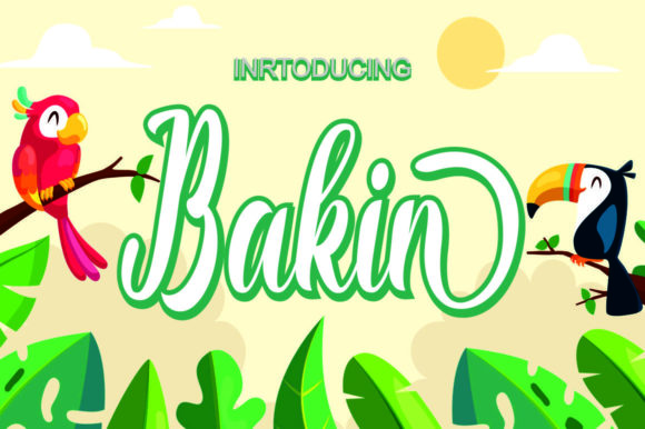 Bakin: A Graceful Script Font for Modern Branding Projects