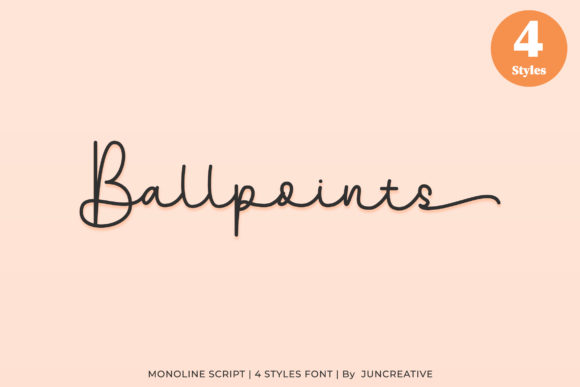 Ballpoints: A Timeless Handwritten Font for Editorial Design