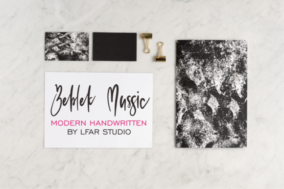 Beblek Mussic: A Bold Handwritten Font for Web Design Impact