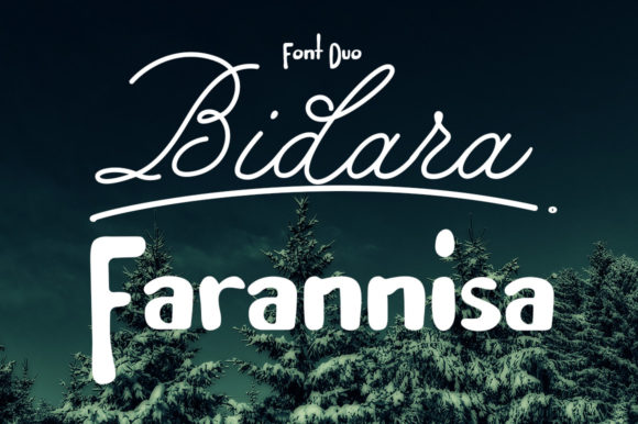 Bidara Farannisa: A Playful Script & Sans Serif Font for Modern Editorial Design