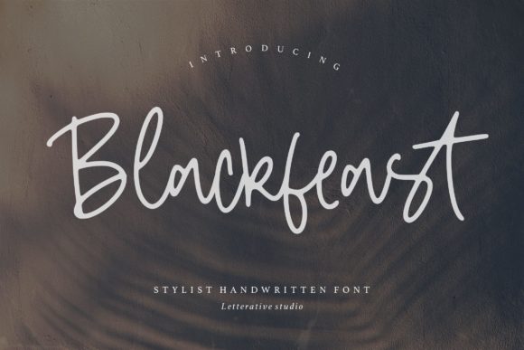 Blackfeast: A Handwritten Font That Elevates Small Business Branding