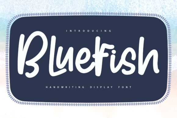 Bluefish: A Bold Handwritten Font for Modern Editorial Design