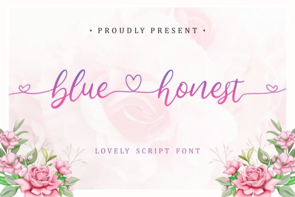 Bluehonest: A Sweet Handwritten Font for Makers