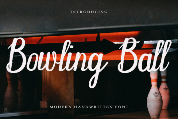 Bowling Ball: A Handwritten Font That Elevates Editorial Design