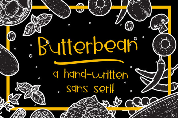 Butterbean: A Charming Handwritten Font for Crafters & Small Product Makers