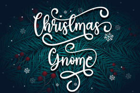 Christmas Gnome Font: A Small Business Branding Upgrade Story