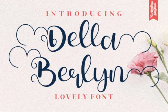 Della Berlyn: A Romantic Script Font for Web Design