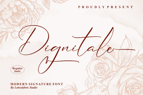 Dignitale: A Handwritten Font for Modern Editorial Design