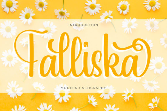Elegant Editorial Design with the Falliska Handwritten Font