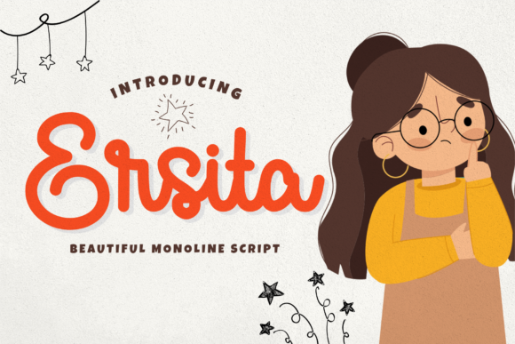 Ersita: A Balanced Script Font for Branding