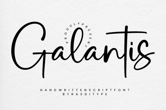 Galantis: A Delicate Script Font for Elegant Editorial Design