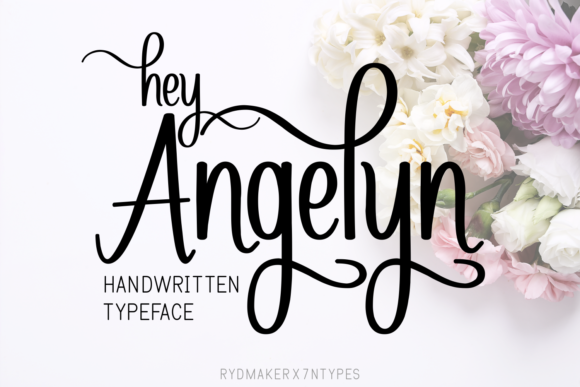 Hey Angelyn: A Stylish Script Font for Elegant Editorial Design