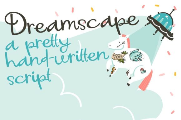 How Dreamscape Font Elevates Web Design with Romantic, Handwritten Charm