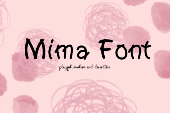 How the Mima Handwritten Font Adds Charm to Handmade Product Designs