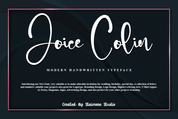 Joice Colin: A Script Font That Elevates Campaign Typography