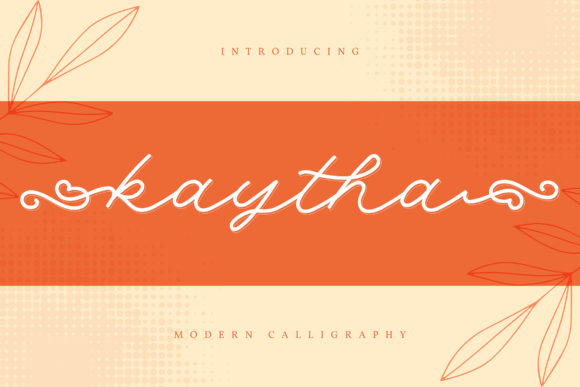 Kaytha: A Sweet Handwritten Font for Crafters