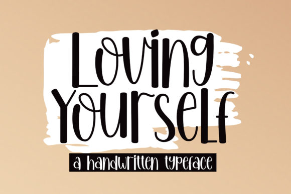 Loving Yourself: A Chic Handwritten Font for Crafters and Makers
