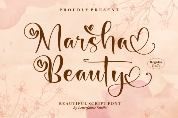 Marsha Beauty: A Luxurious Handwritten Font for Business Branding