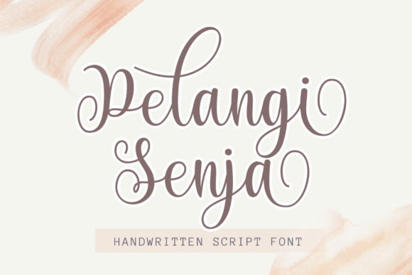 Pelangi Senja: A Handwritten Font for Modern Marketing and Digital Design