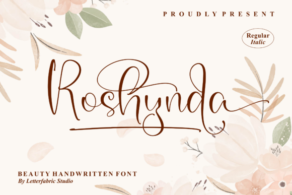 Roshynda: A Designer’s Take on This Script Amp Typeface