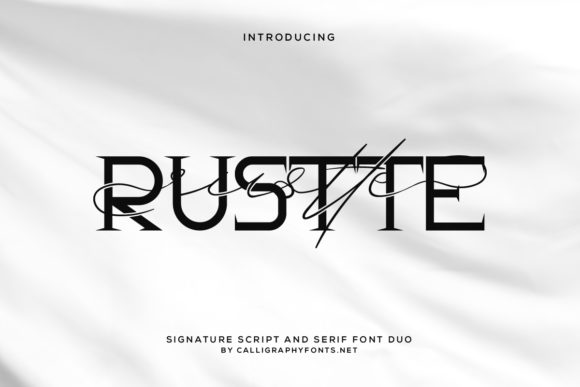 Rustte: A Unique Duo Font for Crafters