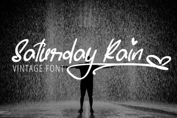 Saturday Rain: A Delicate Script Font for Editorial Elegance