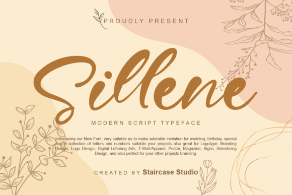 Sillene: A Delicate Script Font for Elegant Branding Projects