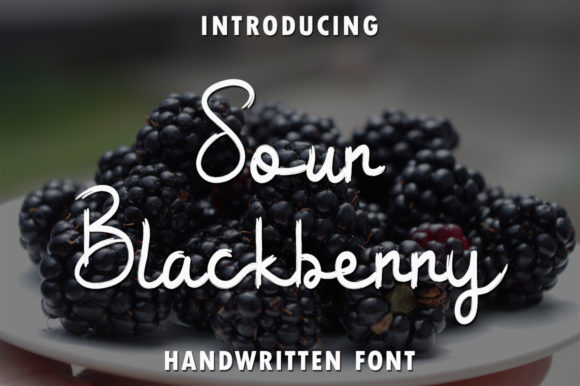 Sour Blackberry: A Handwritten Font for Web Design