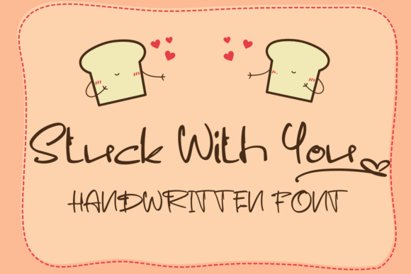 Stuck with You: A Handwritten Font for Editorial Design