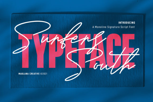 Surfers South: A Fresh Font for Business Branding and Creative Design