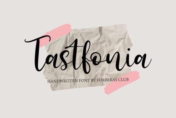 Tastfonia: A Script Font That Elevates Editorial Design with Grace
