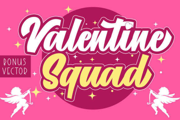 Valentine Squad: A Handwritten Font for Crafters and Product Designers