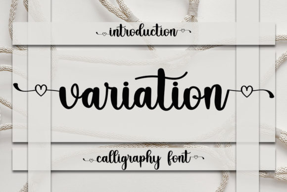 Variation: A Romantic Script Font for Modern Web Design